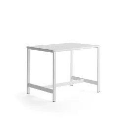 Stół Various, 1200x800 Mm, Wysokość 900 Mm, Biały, Biały