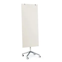 Szklana Tablica Suchościeralna Stella, Na Kółkach, 650x1575 Mm, Jasnoszary