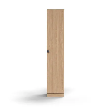 Szafa Qbus 4 Półki, Cokół, Uchwyt, 2020x400x420 Mm, Dąb