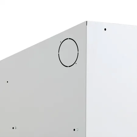 Szafa Ubraniowa Classic Ze Skośnym Daszkiem, Na Nóżkach, 2 Moduły, 2100x800x550 Mm, Niebieski