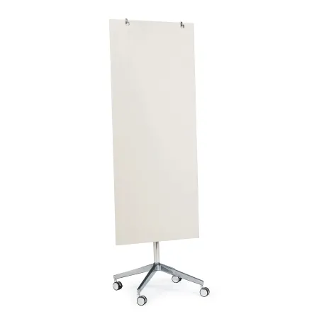 Szklana Tablica Suchościeralna Stella, Na Kółkach, 650x1575 Mm, Jasnoszary