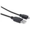 Kabel Usb A-microb M/m 1,8m Usb2.0 Hi-speed Czarny