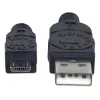 Kabel Usb A-microb M/m 1,8m Usb2.0 Hi-speed Czarny
