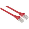 Patchcord Cat6a Sftp 10gbit 500mhz Lsoh/lszh 0,5m Czerwony