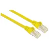 Patchcord Cat6a Sftp 10gbit 500mhz Lsoh/lszh 0,5m żółty
