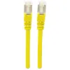 Patchcord Cat6a Sftp 10gbit 500mhz Lsoh/lszh 0,5m żółty