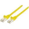 Patchcord Cat6a Sftp 10gbit 500mhz Lsoh/lszh 1m żółty