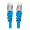 Patchcord Cat6a Sftp 10gbit 500mhz Lsoh/lszh 0,5m Niebieski