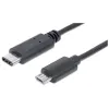 Kabel Usb C-microb M/m 1,0m Usb2.0 Hi-speed Czarny