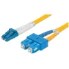 Patchcord światłowodowy Os2 9/125 Sm Lc-sc Duplex 10m