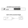 16-portowy Przełącznik Kvm Cat5 Vga Do Konsoli Kvm Lcd