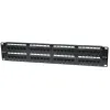 Patch Panel 48-portów Rj45 Utp Kat.5e 2u Rack 19