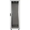 Szafa Stojąca Złożona 42u 600x600 Rack 19 Drzwi Szkło Szara