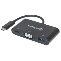 Konwerter Wideo Usb-c Na Vga 1080p Z Usb-a/usb-c