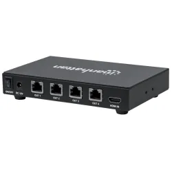 4-portowy Nadajnik Extender Splitter Hdmi Cat6 50m 1080p