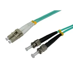 Patchcord Lc/upc-st/upc Duplex 2mm Lszh Om3 50/125 20m