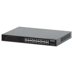 Switch Gigabit 24-portowy Poe+ Z 2 Portami Sfp