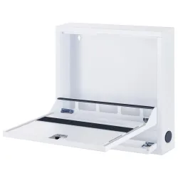 Antykradzieżowa Szafa Wisząca Do Laptopa 19 Cali Biała