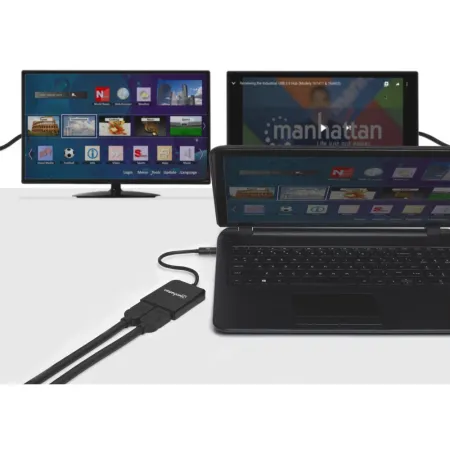 Adapter Splitter Usb-c Na 2x Hdmi 4k30hz Z Mst Hub