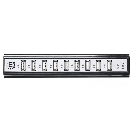 Hub Usb 2.0 10 Portów Z Zasilaczem