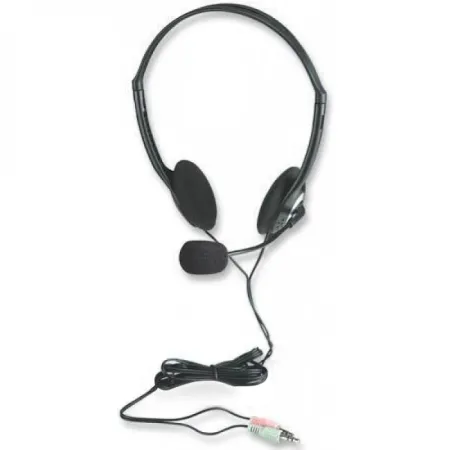 Słuchawki Komputerowe Stereo Z Mikrofonem Jack 3.5mm