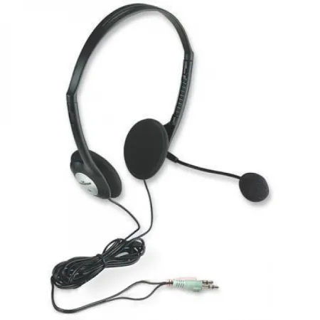 Słuchawki Komputerowe Stereo Z Mikrofonem Jack 3.5mm