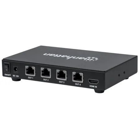 4-portowy Nadajnik Extender Splitter Hdmi Cat6 50m 1080p