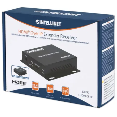 Odbiornik Extendera Hdmi Over Ip 120m 1080p