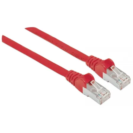 Patchcord Cat6a Sftp 10gbit 500mhz Lsoh/lszh 0,5m Czerwony