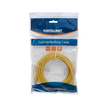 Patch Cord Cat5e Utp 15m żółty 100% Miedź