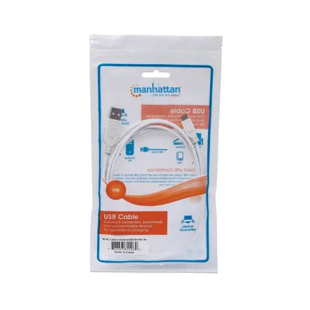 Kabel Usb A-microb M/m 1,0m Usb2.0 Hi-speed Biały