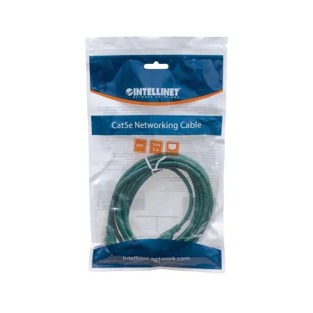 Patch Cord Cat5e Utp 10m Zielony 100% Miedź