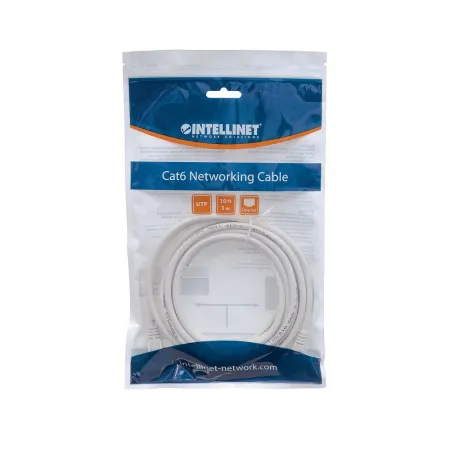Kabel Krosowy Patchcord U/utp Cat6 7,5m Biały 100% Miedź