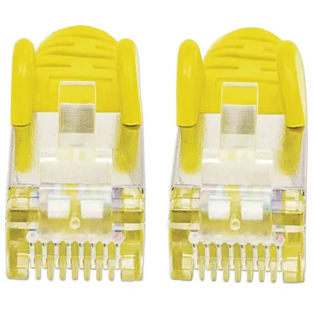 Patchcord Cat6a Sftp 10gbit 500mhz Lsoh/lszh 0,5m żółty