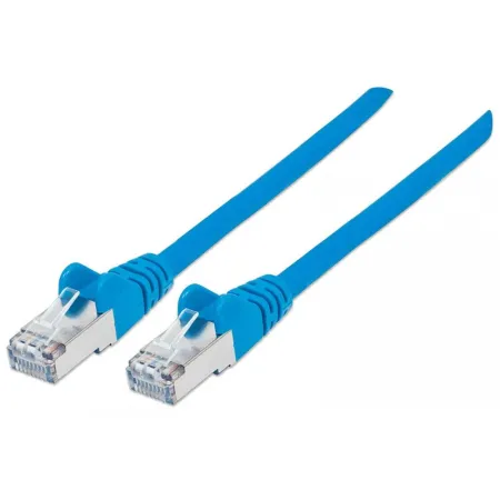 Patchcord Cat6a Sftp 10gbit 500mhz Lsoh/lszh 0,5m Niebieski