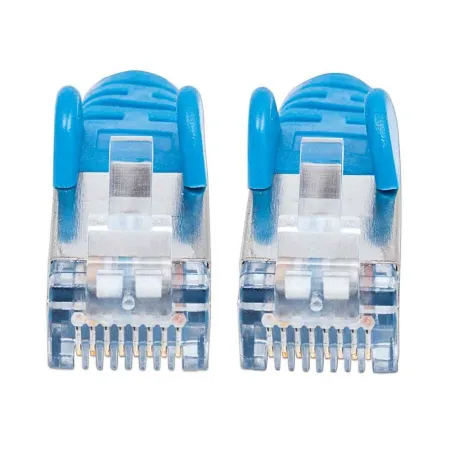 Patchcord Cat6a Sftp 10gbit 500mhz Lsoh/lszh 1m Niebieski