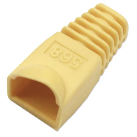 Osłonka Wtyku Rj45 6.2mm żółta 10 Sztuk