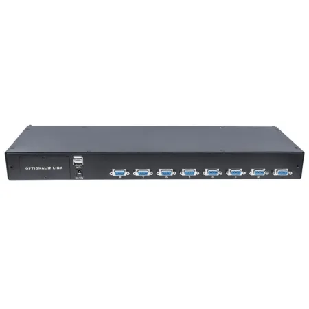 8-portowy Przełącznik Kvm Vga/usb/ps2 Do Konsoli Kvm Lcd