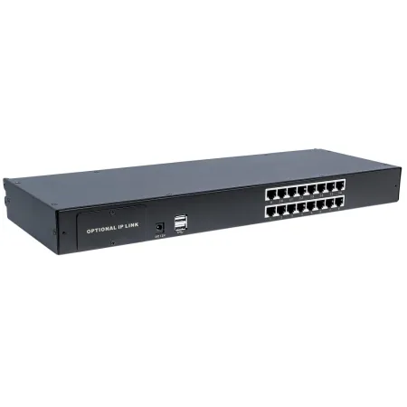 16-portowy Przełącznik Kvm Cat5 Vga Do Konsoli Kvm Lcd