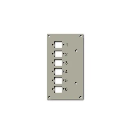 Panel Przedni Do Przełącznicy Efb 53705.1v3 Na 6 Adapterów