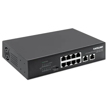 Switch Gigabit 8x Rj45 Poe+, 2x Rj45 Gigabit Uplink