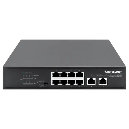 Switch Gigabit 8x Rj45 Poe+, 2x Rj45 Gigabit Uplink