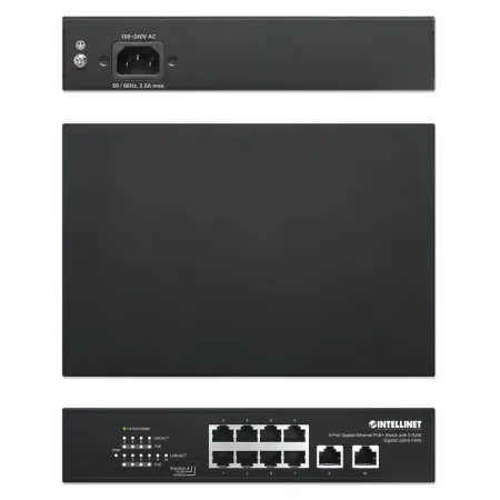 Switch Gigabit 8x Rj45 Poe+, 2x Rj45 Gigabit Uplink