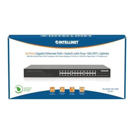 Switch Gigabit 24x Rj45 Poe+, 4x Sfp+ 10g Uplink