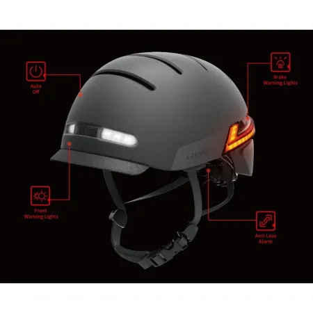Livall Bh51m Neo Smart Kask Miejski Bluetooth Led/sos Roz. M