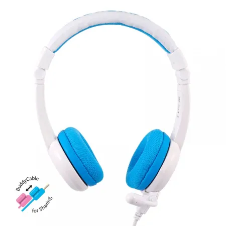 School+ Słuchawki Dla Dzieci 3+ 85db Z Mikrofonem Niebieskie