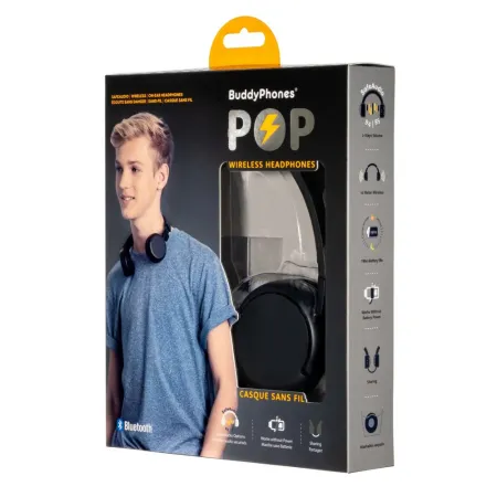 Słuchawki Bluetooth Bt Dla Nastolatków 85/94db Pop Black