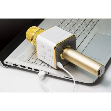 Mikrofon Karaoke Bezprzewodowy Z Głośnikiem Bluetooth 2x 3w