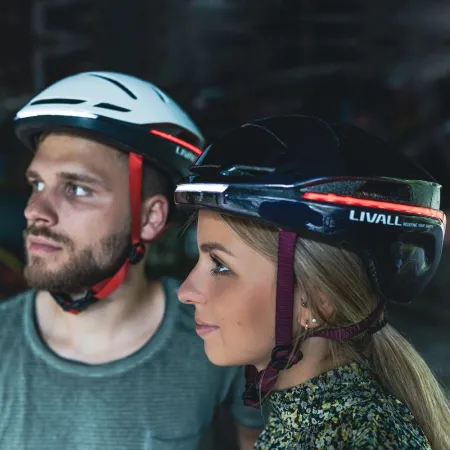 Livall Evo21 Smart Kask Rowerowy Led/sos 58-62cm Miętowy