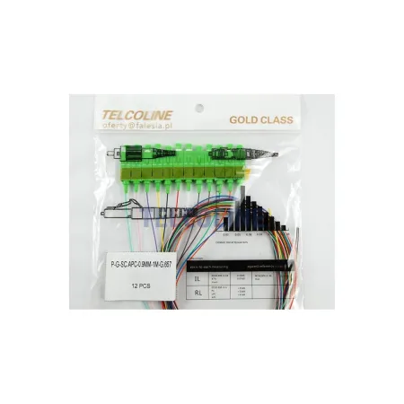 Pigtaile światłowodowe Sc/apc Lszh 1m G.657 0.9mm 12 Kolorów